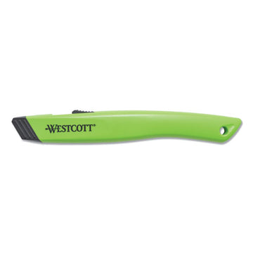 Westcott® Safety Ceramic Blade Box Cutter, 6.15", Green freeshipping - TVN Wholesale